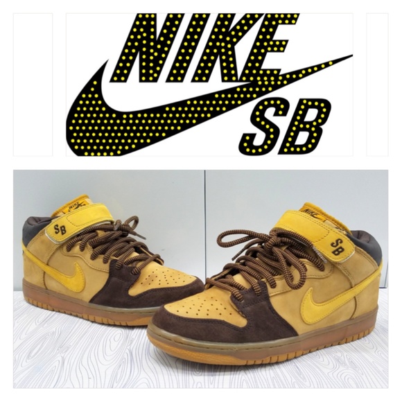 nike sb wheat mid